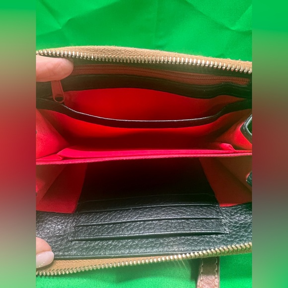 Dooney & Bourke blue pebble leather Wristlet Wallet - Picture 13 of 13